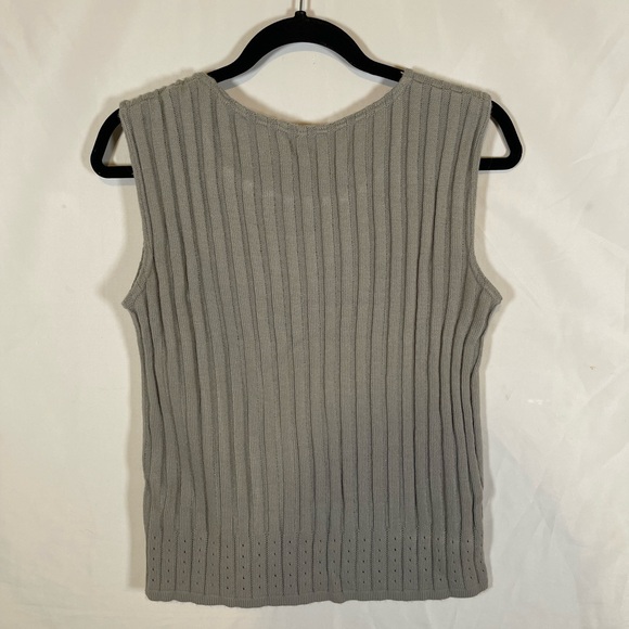 GREY VEST KNIT - Picture 2 of 3